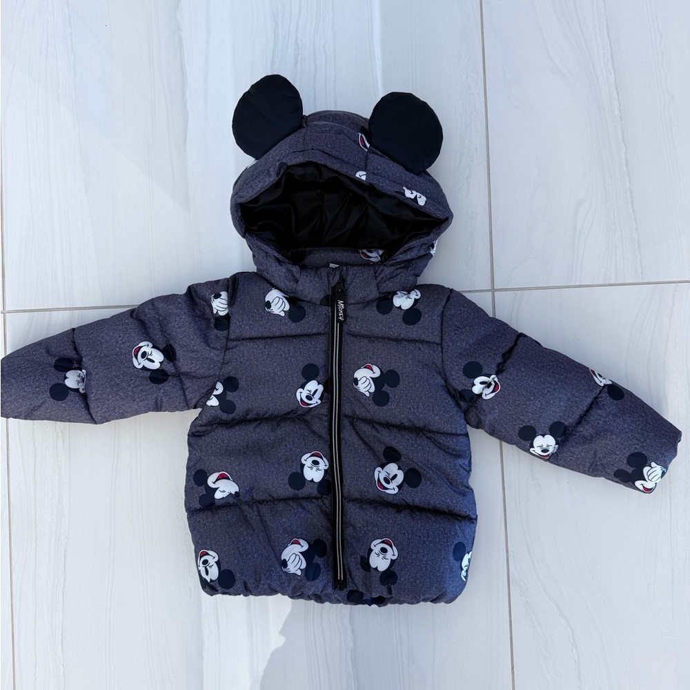 H&M Mickey Mouse toddler winter coat